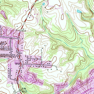 United States Geological Survey Kernersville, NC (1969, 24000-Scale) digital map