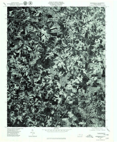 United States Geological Survey Kernersville, NC (1977, 24000-Scale) digital map