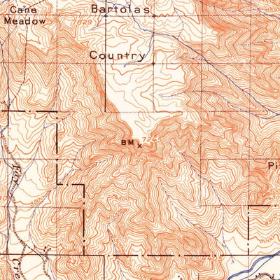 United States Geological Survey Kernville, CA (1908, 125000-Scale) digital map
