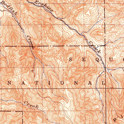 United States Geological Survey Kernville, CA (1908, 125000-Scale) digital map
