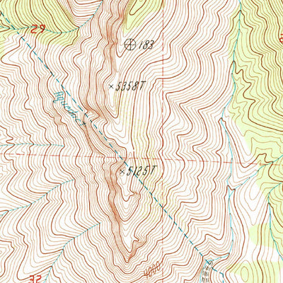 United States Geological Survey Kernville, CA (1986, 24000-Scale) digital map