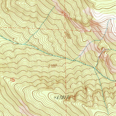 United States Geological Survey Kernville, CA (1986, 24000-Scale) digital map