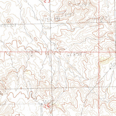 United States Geological Survey Kerr Cow Camp, MT (1984, 24000-Scale) digital map