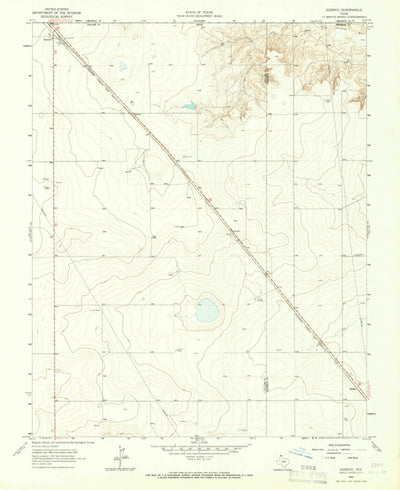 United States Geological Survey Kerrick, TX (1964, 24000-Scale) digital map