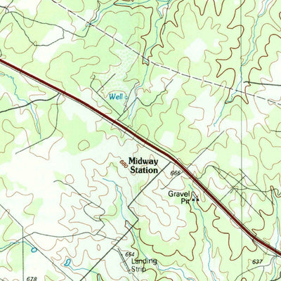 United States Geological Survey Kerrville, TX (1985, 100000-Scale) digital map