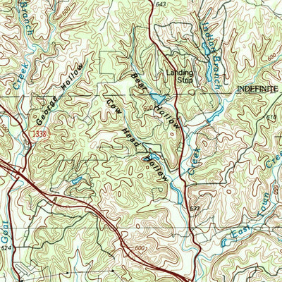 United States Geological Survey Kerrville, TX (1985, 100000-Scale) digital map