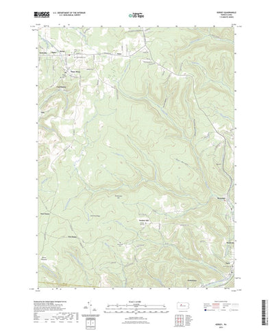 United States Geological Survey Kersey, PA (2023, 24000-Scale) digital map