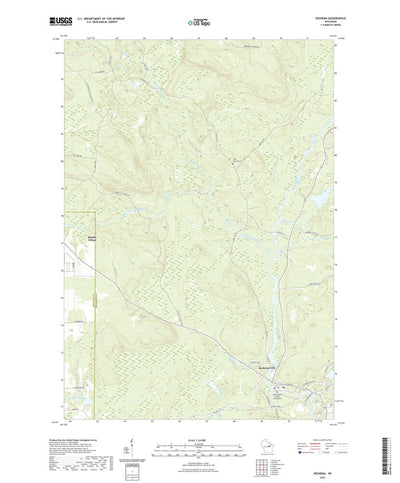 United States Geological Survey Keshena, WI (2022, 24000-Scale) digital map