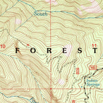United States Geological Survey Kessler Creek, ID (1995, 24000-Scale) digital map