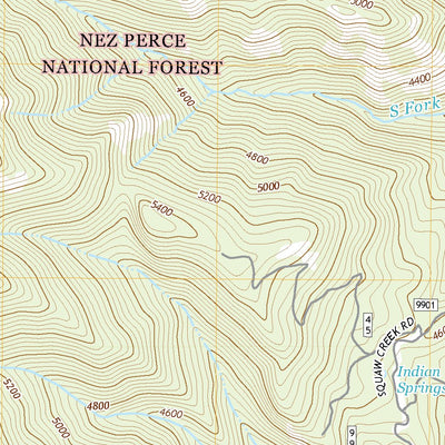 United States Geological Survey Kessler Creek, ID (2020, 24000-Scale) digital map