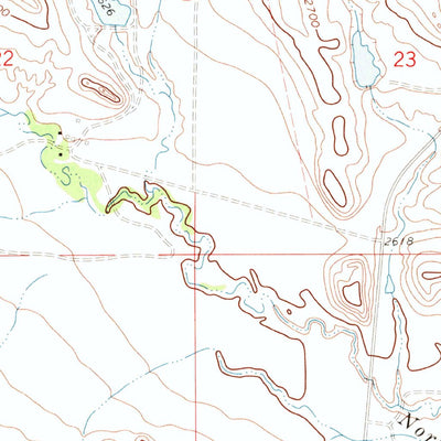 United States Geological Survey Kester School, MT (1972, 24000-Scale) digital map