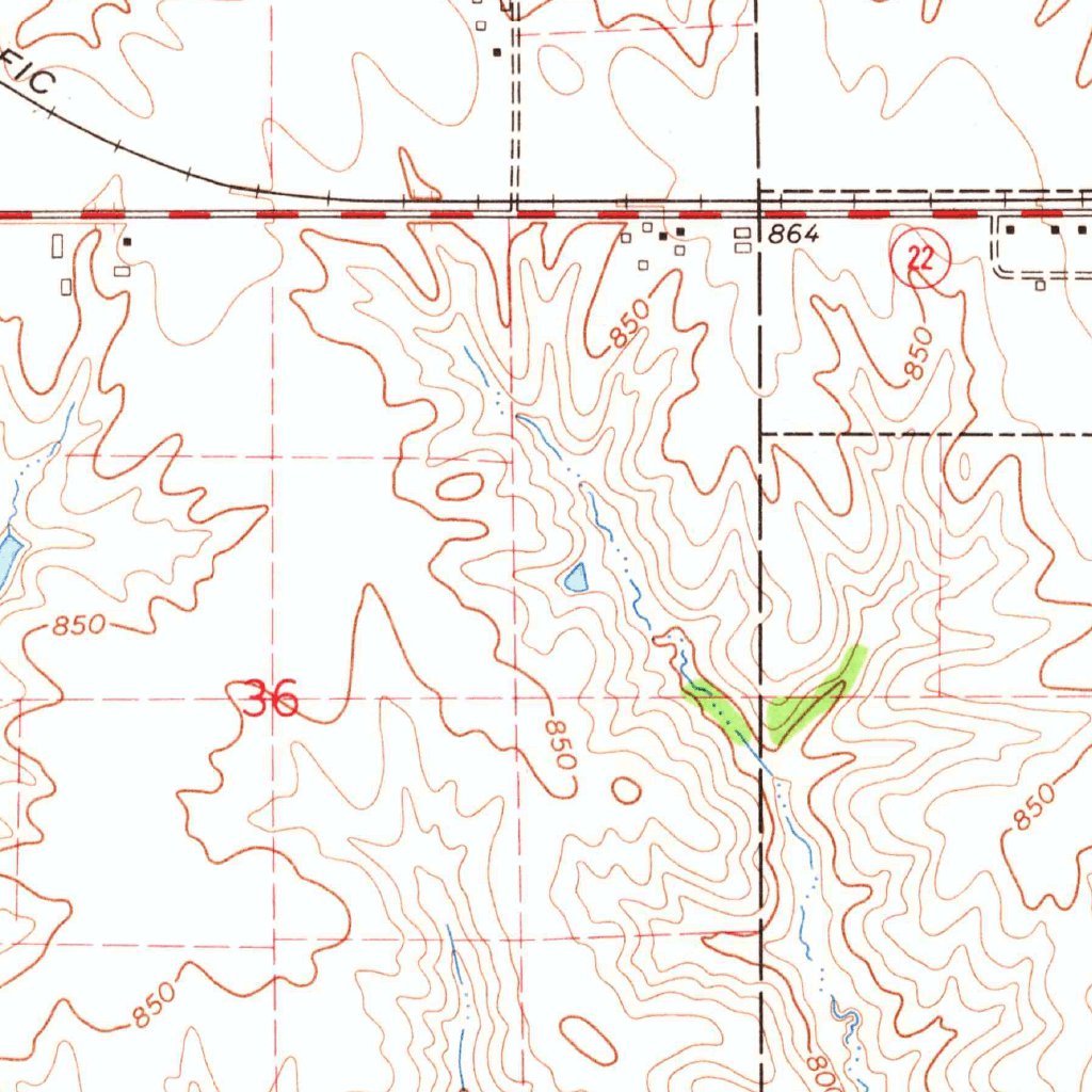 Keswick, IA (1965, 24000Scale) Map by United States Geological Survey