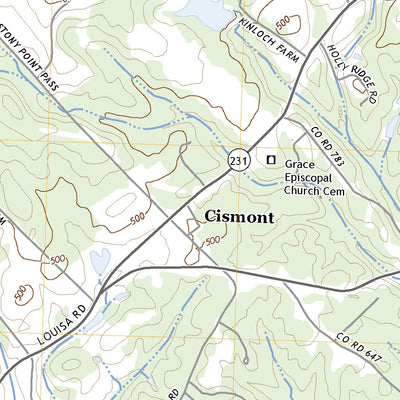 United States Geological Survey Keswick, VA (2022, 24000-Scale) digital map