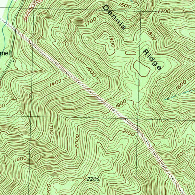 United States Geological Survey Ketchen, TN-KY (1980, 24000-Scale) digital map