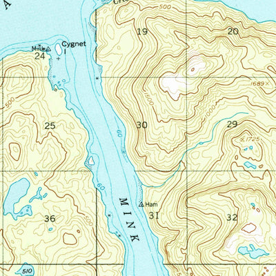 United States Geological Survey Ketchikan A-3, AK (1955, 63360-Scale) digital map