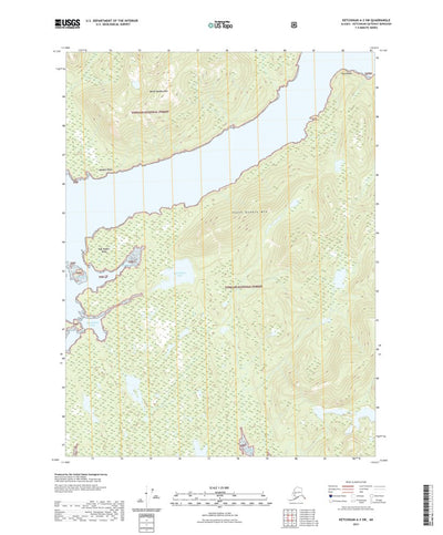 United States Geological Survey Ketchikan A-3 SW, AK (2021, 25000-Scale) digital map