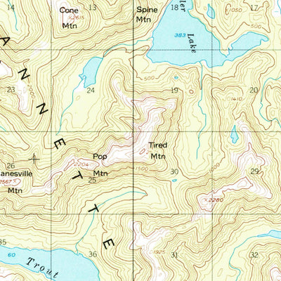 United States Geological Survey Ketchikan A-5, AK (1955, 63360-Scale) digital map
