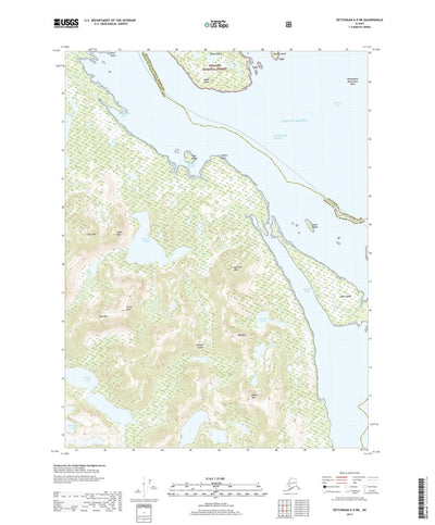United States Geological Survey Ketchikan A-5 NE, AK (2017, 25000-Scale) digital map