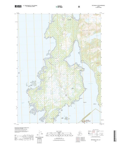 United States Geological Survey Ketchikan A-5 SW, AK (2021, 25000-Scale) digital map