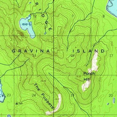 United States Geological Survey Ketchikan A-6, AK (1948, 63360-Scale) digital map