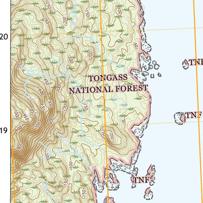 United States Geological Survey Ketchikan A-6 NW, AK (2021, 25000-Scale) digital map