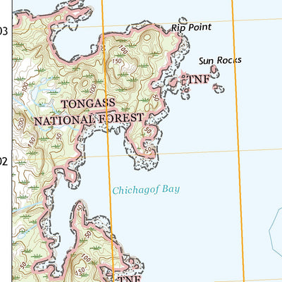 United States Geological Survey Ketchikan A-6 SW, AK (2021, 25000-Scale) digital map