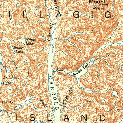 United States Geological Survey Ketchikan, AK (1952, 250000-Scale) digital map
