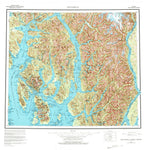 United States Geological Survey Ketchikan, AK (1955, 250000-Scale) digital map