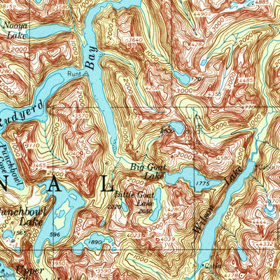 United States Geological Survey Ketchikan, AK (1955, 250000-Scale) digital map
