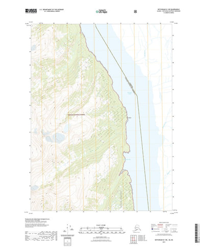 United States Geological Survey Ketchikan B-1 NE, AK (2021, 25000-Scale) digital map