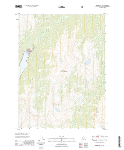 United States Geological Survey Ketchikan B-2 SE, AK (2021, 25000-Scale) digital map