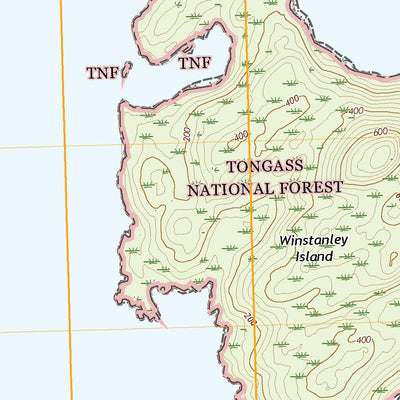 United States Geological Survey Ketchikan B-3 NW, AK (2021, 25000-Scale) digital map