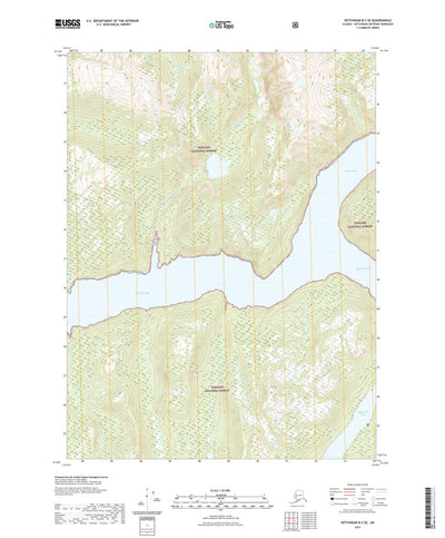 United States Geological Survey Ketchikan B-3 SE, AK (2021, 25000-Scale) digital map
