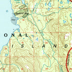 United States Geological Survey Ketchikan B-4, AK (1995, 63360-Scale) digital map