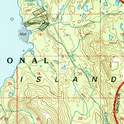 United States Geological Survey Ketchikan B-4, AK (1995, 63360-Scale) digital map