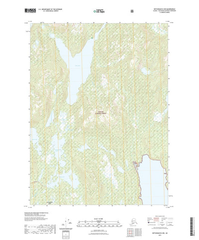 United States Geological Survey Ketchikan B-4 NE, AK (2021, 25000-Scale) digital map
