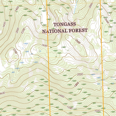 United States Geological Survey Ketchikan B-4 NE, AK (2021, 25000-Scale) digital map