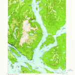 United States Geological Survey Ketchikan B-5, AK (1954, 63360-Scale) digital map