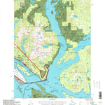 United States Geological Survey Ketchikan B-5, AK (1994, 63360-Scale) digital map