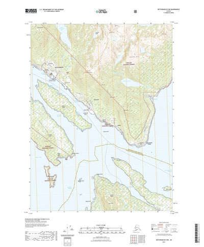 United States Geological Survey Ketchikan B-5 SW, AK (2021, 25000-Scale) digital map
