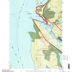 United States Geological Survey Ketchikan B-6, AK (1994, 63360-Scale) digital map