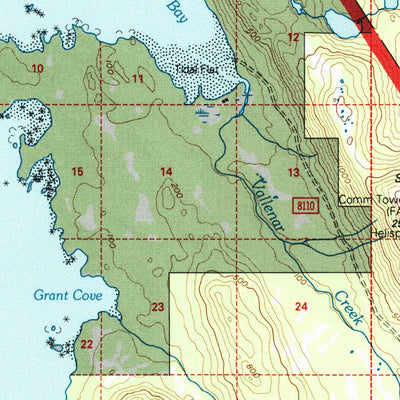 United States Geological Survey Ketchikan B-6, AK (1994, 63360-Scale) digital map