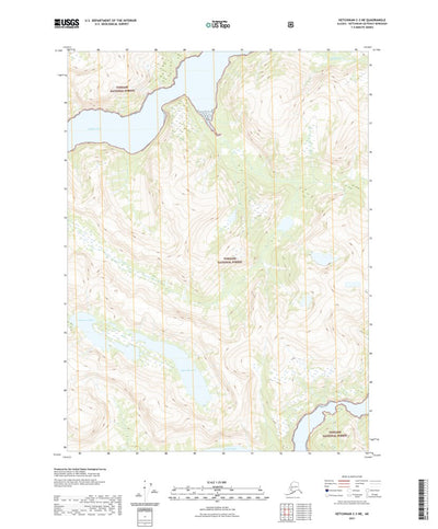 United States Geological Survey Ketchikan C-3 NE, AK (2021, 25000-Scale) digital map