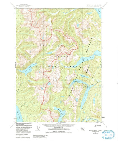 United States Geological Survey Ketchikan C-4, AK (1955, 63360-Scale) digital map
