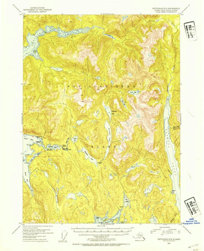 United States Geological Survey Ketchikan C-5, AK (1953, 63360-Scale) digital map