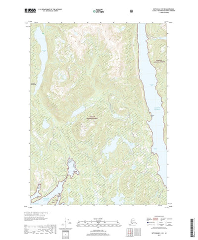 United States Geological Survey Ketchikan C-5 SE, AK (2017, 25000-Scale) digital map