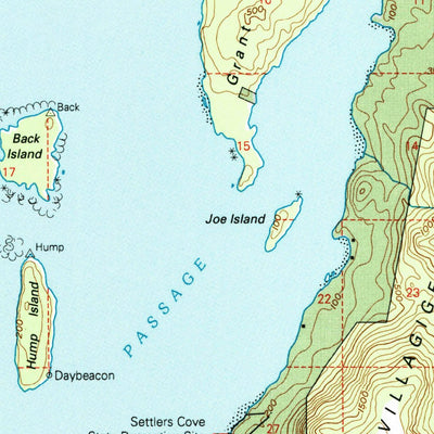 United States Geological Survey Ketchikan C-6, AK (1995, 63360-Scale) digital map