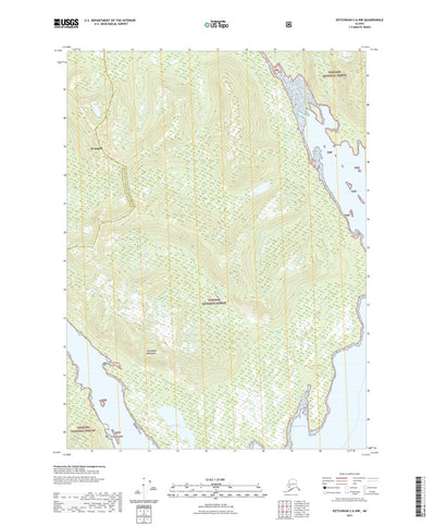 United States Geological Survey Ketchikan C-6 NW, AK (2021, 25000-Scale) digital map