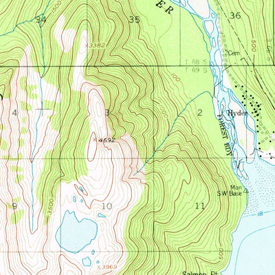 United States Geological Survey Ketchikan D-1, AK (1955, 63360-Scale) digital map