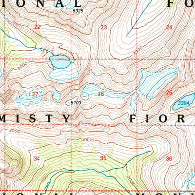 United States Geological Survey Ketchikan D-2, AK (1996, 63360-Scale) digital map